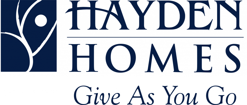 hayden homes give as you go